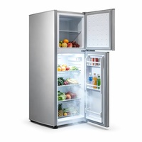 Réfrigérateur congélateur à montage supérieur haute performance, corps en acier blanc, double porte, pour usage commercial et domestique