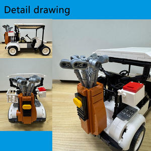 Modèle de jouet de construction pour enfants Masterpiece Golf M24003, chariot de golf, transfrontalier - Product Image 4
