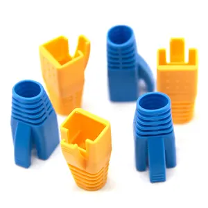 ייצור באיכות גבוהה rj45 מחבר מגפי rj45 dustproof rj45 PVC אתחול