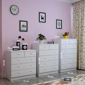 Commode nordique à tiroirs multiples bon marché directe d'usine Table <span class=keywords><strong>de</strong></span> chevet à 2 tiroirs - Product Image 1