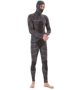 DIVESTAR 3mm 5mm Custom Neoprene Waterproof Breathable Wet Suit Men 2 Pieces Camo Spearfishing <strong>Wetsuit</strong> for <strong>Adult</strong> - Product Image 3