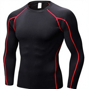 Men's Compression Long Sleeve Performance Shirt Premium Quick Dry Compression Base <b>Layer</b> <b>Top</b> Men's Athletic Compression Training - Product Image 1