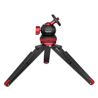 Alüminyum Mini Tripod masaüstü Tripod 360 ° topu kafa ile kompakt masaüstü Tripod DSLR kamera Video kamera için