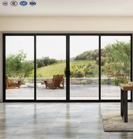 Ventanas y Puertas Corredizas Modernas de Aleación de Aluminio con Vidrio Templado Insonorizante para Uso Exterior