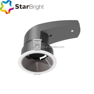 Novo Design levou downlight 7w 12w 18w 20w 30w hotel projeto iluminação embutida ajustável comercial parede arruela iluminação