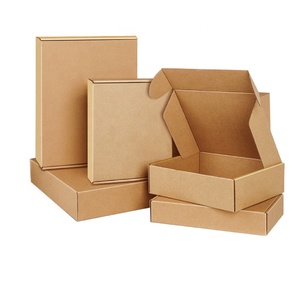 Customized Factory Aircraft Folding Transport Box Multi-Size Clothing Packaging Box 1T-7T Corrugated Mailer Box With Logo