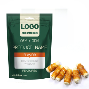 Gâteries OEM personnalisées pour animaux de compagnie 2.5 \ "Rawhide Twist enveloppé de poulet aide à nettoyer les dents-Vente en gros de collations à mâcher en cuir brut pour chiens 6CT - Product Image 1