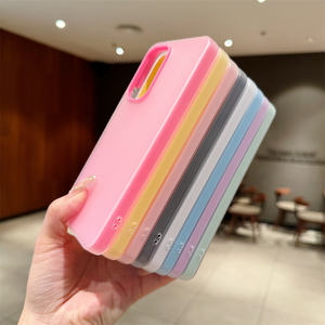 Funda de Teléfono Móvil 2 en 1 Color Caramelo Mate para <span class=keywords><strong>Samsung</strong></span> S26 Ultra S25 S24 S23 S22 A17 A56 A36 A26 A55, Antigolpes y Suave - Product Image 3