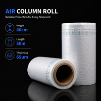 Film de protection en rouleau continu à colonnes d'air pour l'expédition directe d'usine, fournisseur de sacs de style colonne d'air pour l'amortissement et l'anti-choc des objectifs d'appareil photo