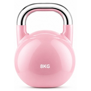 Kettlebell en acier réglable NOVISON Jk-26626-02 avec poignée ergonomique, code couleur, qualité professionnelle, pour CrossFit et musculation à domicile - Product Image 1