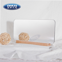 Autocollant de miroir acrylique amovible auto-adhésif Feuille de miroir acrylique Miroir carré latéral en plastique