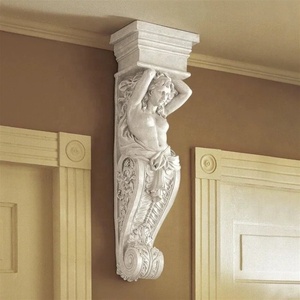 Cột Đá Cẩm Thạch Khắc Tay Đẹp Tự Nhiên Cho Nữ La Mã Theo Yêu Cầu Caryatids Để Bán - Product Image 2