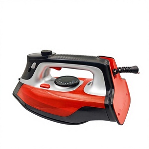 360 °   Plancha de vapor plana con mango de pulverización de agua eléctrica de chorro potente y revestimiento cerámico para <span class=keywords><strong>ropa</strong></span> - Product Image 4