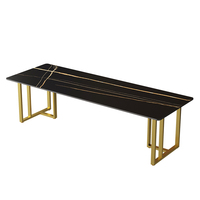 Table longue simple, durable et moderne pour réception d'entreprise, salle d'exposition, maison, formation, villa - Bureau rectangulaire