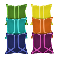 Coussin décoratif carré Insta-Worthy de qualité supérieure, grand coussin de chaise, fabricant