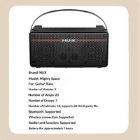Amplificateur de modélisation stéréo sans fil NUX Mighty Space 30 watts, amplificateur de guitare et de basse portable rechargeable