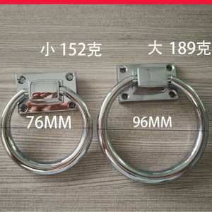 Furniture Handle Ring Zinc Alloy 110mm X 102mm Durable Wardrobe Door Hardware - Product Image 5