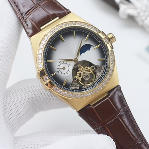 Montre Classique Haut de Gamme Originale de Haute Qualité 41mm Luxe Automatique Mécanique Date Homme Femme Alliage Crocodile Simple - Product Image 6