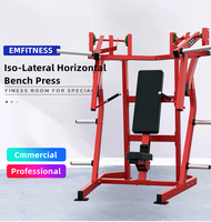 EM901 Dezhou Ventes chaudes Banc de musculation horizontal ISO-Lateral à charge de plaques Équipement de fitness / Machine de musculation