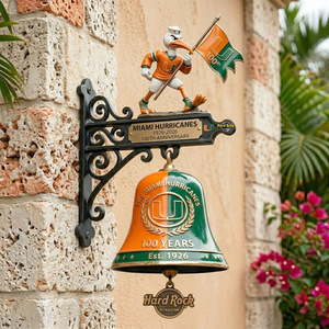Campanello da Parete Moderno in Metallo con Design Dipinto e Stampa Tipografica, Ornamento Decorativo per la Casa dalla <span class=keywords><strong>Forma</strong></span> Irregolare - Product Image 4