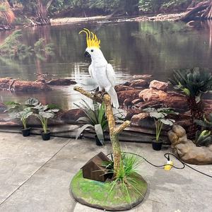 Modelo de Cacatúa <span class=keywords><strong>Blanca</strong></span> Biónica, Altamente Realista y Vívida, de la Marca Zigong Blue Lizard - Product Image 5