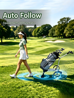 Voiturette de golf électrique intelligente OEM 2026 en gros, avec fonction de suivi automatique, télécommande, pliable, légère et longue portée
