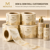 Étiquettes personnalisées en BOPP imprimées CMJN, résistantes à l'huile, autocollantes pour bouteilles de cosmétiques et de shampoing