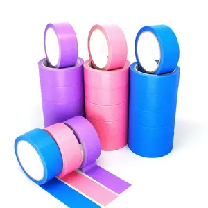 Cinta Adhesiva Multicolor sin Residuos para Decoración del Hogar, Arte Mural, Envoltura <span class=keywords><strong>de</strong></span> Regalos, Fabricante Profesional OEM - Product Image 1