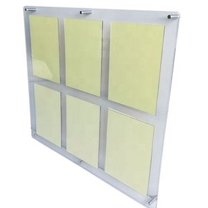 Wall Mount A4 Size Display <b>File</b> <b>Organizer</b> Acrylic Brochure Holder with Clear Wall Mount Brochure Holders - Product Image 1