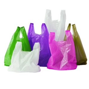 Bán buôn đầy màu sắc Vest Túi 100% HDPE <span class=keywords><strong>LDPE</strong></span> spunbond không dệt Tote Túi không dệt t Áo sơ mi túi - Product Image 1