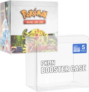 Wholesale Custom Clear PET Eco-Friendly Booster <b>Box</b> Protect Case for TCG <b>Display</b> - Product Image 1