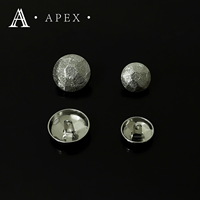 APEX Bouton Usine OEM ODM Logo Marque Personnalisé Or Argent Vêtements Bouton en Alliage de Zinc Métal Boutons à tige personnalisée pour Femmes Manteau