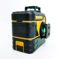 Niveau laser professionnel à 12 lignes et faisceau vert 360° à auto-nivellement, outil de construction de haute précision à lignes croisées, directement de l'usine