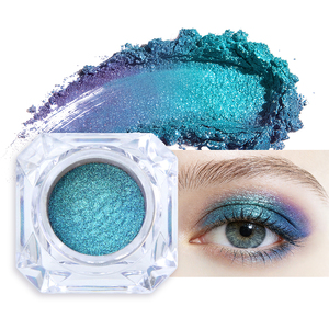 Gp निजी लोगो स्पार्कली होलोग्राफिक गैर विषैले पेशेवर 1g मेकअप ढीले वर्णक मिश्रण-रंग जोड़ी क्रोम धातु नेत्र छाया - Product Image 1