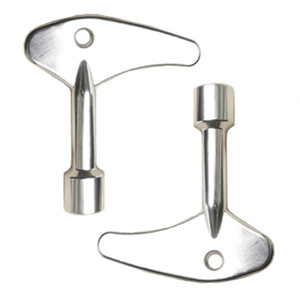 Clé triangulaire interne quatre-en-un transfrontalière pour ascenseur, compteur d'eau, vanne et armoire de commande électrique - Product Image 5