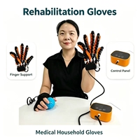 Gants de rééducation de la main avec unité de contrôle pour la récupération neurologique et les exercices quotidiens