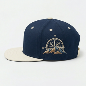 High Quality Canvas <b>Flat</b> Bill Custom Embroidery Logo 6 Panel Unisex Adjustable Hip-hop Outdoor Party Snapback <b>Hat</b> - Product Image 4