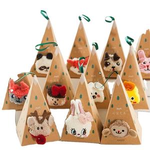 Calcetines de lana de Coral bordados con dibujos animados tridimensionales, calcetines para dormir de Navidad para padres e hijos, calcetines de suelo de toalla de invierno - Product Image 5