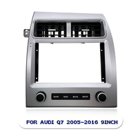 Meihua En gros Cadre d'intégration pour autoradio Android 9 pouces pour AUDI Q7 2005-2016, Kit de façade DVD pour voiture, Accessoires intérieurs, Adaptateur