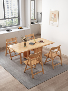 Ristorante di alta qualità portatile 150Cm doppio pieghevole tavoli da pranzo per Hotel sala riunioni - Product Image 2
