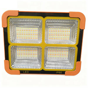 LED充電式屋外ソーラーフラッドライト100Wプロジェクターポータブルライト中国からの遊び場キャンプ用 - Product Image 1