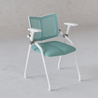 Chaise de réunion empilable pour visiteurs, chaise de bureau, chaise de formation sans roulettes, chaise de réception pour hôtel, chaise de conférence