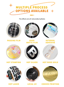 Autocollants en vinyle imperméables personnalisés Die Cut Cat Meme Expression drôle de chaton pour la décoration de la maison Logo personnalisé imprimé sur casque d'ordinateur portable - Product Image 5