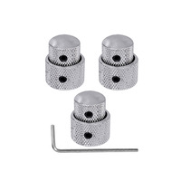 Accessoires pour instruments à cordes en gros : Capuchon de potentiomètre double couche en métal pour bouton de volume, pour améliorations de matériel