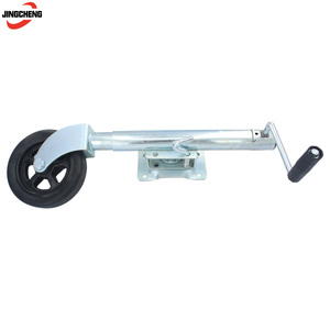 Robot de fábrica con ruedas resistentes de 60 mm para <span class=keywords><strong>caravana</strong></span> y remolque de barco plegable automático, rueda <span class=keywords><strong>Jockey</strong></span> con soporte - Product Image 1