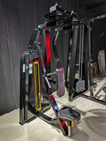 Machine commerciale en acier pour exercices de développement des deltoides arrière et des pectoraux inversés, équipement d'entraînement des épaules avec pile de poids de 80 kg