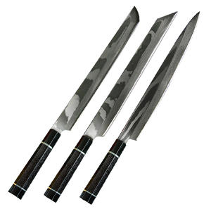<span class=keywords><strong>Couteau</strong></span> à <span class=keywords><strong>Sushi</strong></span> shashimi pour le saumon, ustensile japonais traditionnel de cuisine en acier damas - Product Image 1