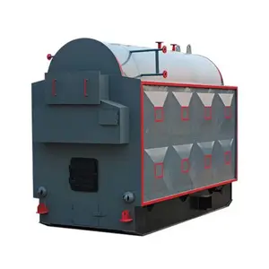 Caldeira de vapor portátil 0.2T 0.3T 0.5T 0.7T 1T Alta Eficiência Multi Função Vertical Biomassa Combustível Madeira Pellet Caldeira de vapor
