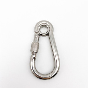 Mosquetón de Acero Inoxidable con Cierre de Seguridad para Escalada y Uso en Exteriores - Product Image 2