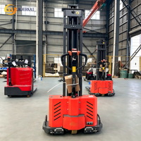 Chariot élévateur à fourches hydraulique arrière électrique portable 1T certifié ISO 9001, monté sur camion, pour la logistique – Vente directe usine